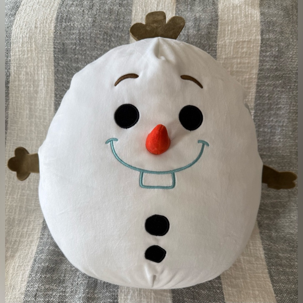 NWT 18” Olaf Squishmallows Official Kellytoy Disney Soft Stuffed Snowman Plush